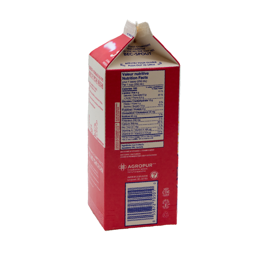 Carton de lait