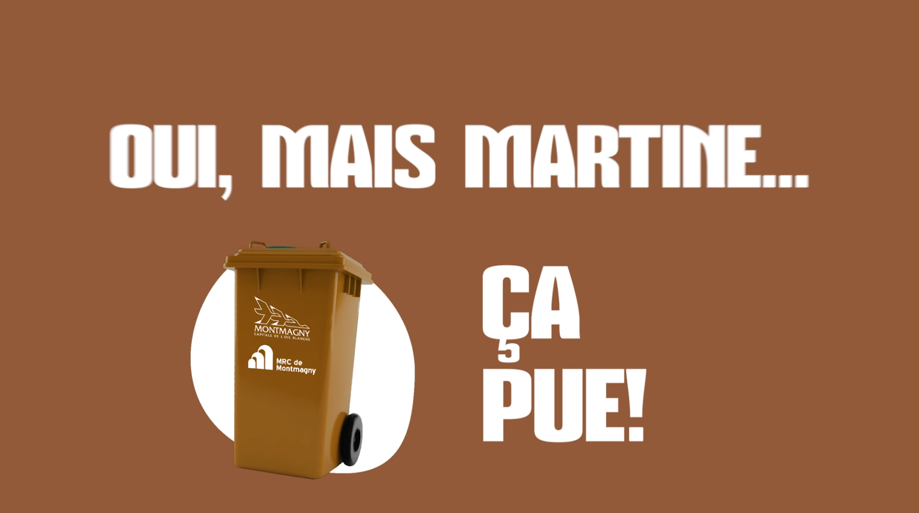Le bac brun, ça pue!